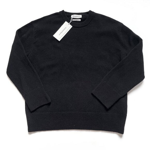 Weekend & Beyond Cura Italian Cashmere Wool Sweater Black Size XS Small NEW NWT - Picture 4 of 11